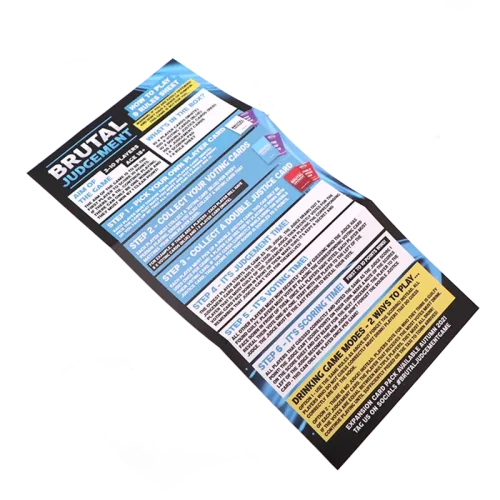 Brutal Judgement Game Booklet