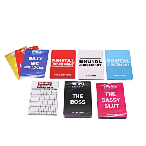 Brutal Judgement Card Game