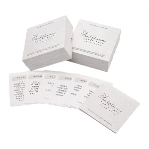 Square Table Talk Card Game