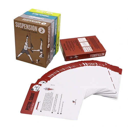 battle rope exercise cards and box